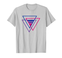 Load image into Gallery viewer, Bi Pride Triangle Shirt, BiSexual Pride Gift, Bi Flag Tee T-Shirt