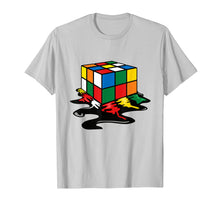 Load image into Gallery viewer, Melting Rubik Cube Shirt | Cool Online Rubik Solver Tee Gift