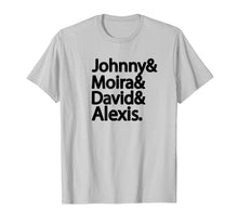 Load image into Gallery viewer, johnny moira david alexis t-shirt