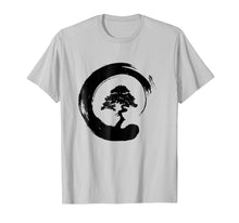 Load image into Gallery viewer, Bonsai Tree Enso Circle - Buddhist Zen Calligraphy T-Shirt