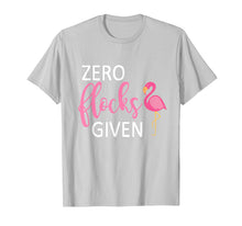 Load image into Gallery viewer, Funny Pink Flamingo Shirt Zero Flocks Given Summer Beach