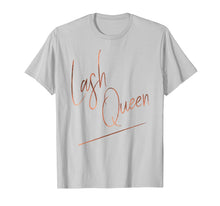 Load image into Gallery viewer, Eyelashes Lash Queen Ombre Handwriting Tee for Makeup Artist