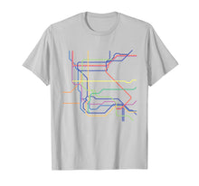 Load image into Gallery viewer, Minimalist New York City Underground Metro Map T-shirt