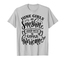 Load image into Gallery viewer, June Girls Are Sunshine Mixed Little Hurricane T-Shirt