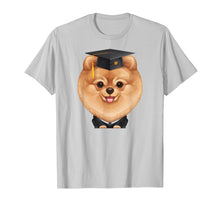 Load image into Gallery viewer, Orange Pomeranian Graduation T-Shirt