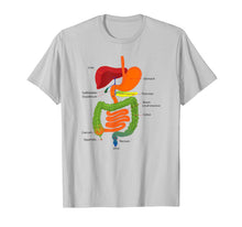 Load image into Gallery viewer, Digestive System medical biology science anatomy t-shirt tee