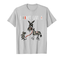 Load image into Gallery viewer, I DON'T GIVE A RAT ASS MOUSE WALKING DONKEY TSHIRT