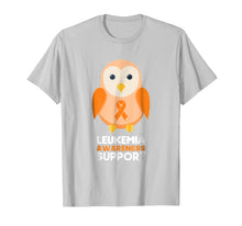 Load image into Gallery viewer, Leukemia Awareness Orange Ribbon Cute Baby Owl T-shirt