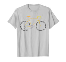 Load image into Gallery viewer, Bicycle Anatomy Shirt | Cute Cycling Is Life T-Shirt Gift