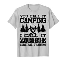 Load image into Gallery viewer, Zombie Survival Training Camping T-Shirt - Halloween Shirt