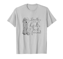 Load image into Gallery viewer, Doodles are a Girl's Best Friend Golden Labradoodle t-shirt