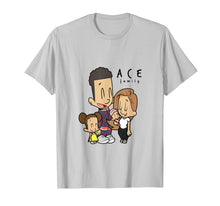 Load image into Gallery viewer, Ace cartoon family t shirt , merch for kids , girl , women .