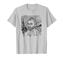 Load image into Gallery viewer, Starry Night Vincent Van Gogh Portrait Artist Shirt Art Tee