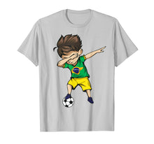 Load image into Gallery viewer, Dabbing Soccer Boy Brazil Jersey Shirt - Brazilian Football