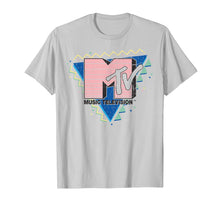 Load image into Gallery viewer, MTV Pink Stripes Logo 90's Retro Design Graphic T-Shirt