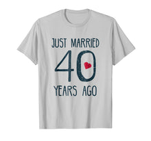 Load image into Gallery viewer, 40th Wedding Anniversary T-Shirt - Funny Gifts For Couples