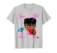 Load image into Gallery viewer, January Girl Living My Best Life Tshirt