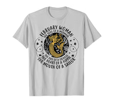 Load image into Gallery viewer, February woman the soulf of a Mermaid Tshirt for Black Women