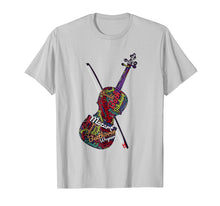 Load image into Gallery viewer, Classical Music Composers Violin Word Art T-Shirt