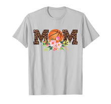 Load image into Gallery viewer, Basketball Mom Leopard Floral Mother's Day Gift Shirt