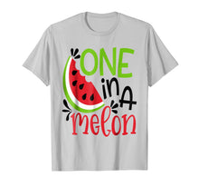 Load image into Gallery viewer, ONE IN A MELON CUTE FUN SUMMER WATERMELON T-SHIRT