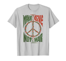 Load image into Gallery viewer, Make Love Not War Peace Vintage T- Shirt