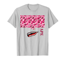 Load image into Gallery viewer, ape Camo bathing Tshirt PINK designer adult kids T