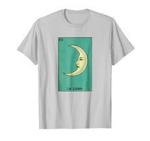 Load image into Gallery viewer, La Luna Tarot card Vintage The Moon Tarot Card T-shirt
