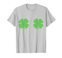 Load image into Gallery viewer, Irish Shamrock Boobs Saint St.Patrick's Paddys Day T-Shirt-182888