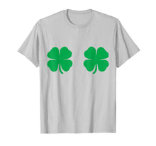 Load image into Gallery viewer, Irish Shamrock Boobs Saint St.Patrick's Paddys Day T-Shirt-97960
