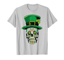 Load image into Gallery viewer, Sugar Skull Saint Patricks Day of Dead T-Shirt-9648