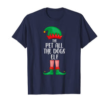 Load image into Gallery viewer, Pet All The Dogs Elf Christmas Party Matching Family Group T-Shirt