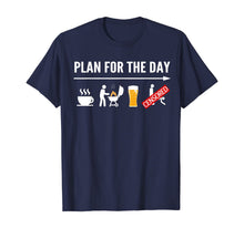 Load image into Gallery viewer, Funny BBQ Shirts For Men Coffee, Grilling, Beer Adult Humor T-Shirt