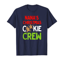 Load image into Gallery viewer, Cute Nana's Christmas Cookie Crew for Grandkids and Families T-Shirt