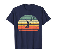 Load image into Gallery viewer, Vintage Retro Basketball Dunk Shirt Sunset Colorful T-Shirt