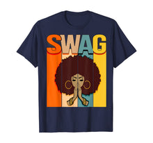 Load image into Gallery viewer, Swag Vintage Retro Melanin Black Afro Woman Queen Gift T-Shirt