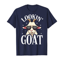 Load image into Gallery viewer, Funny Goat Designs Looking Goat T-Shirt