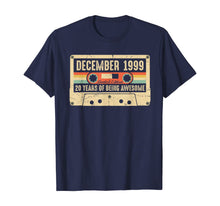Load image into Gallery viewer, Vintage December 1999 20th birthday Gift Retro Cassette Tape T-Shirt