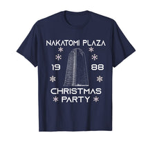 Load image into Gallery viewer, Nakatomi-Plaza Snowflake Christmas Party T-Shirt