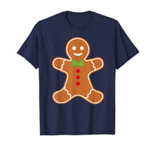 Load image into Gallery viewer, Cookie Gingerbread Cookie Man Apparel, Christmas Mens Boys T-Shirt