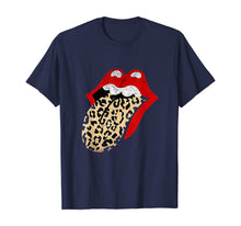 Load image into Gallery viewer, Red Lips-Leopard Tongue-iconic band T-Shirt