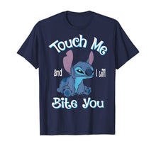 Load image into Gallery viewer, Stitch Touch Me And I Will Bite You Shirt For Fans