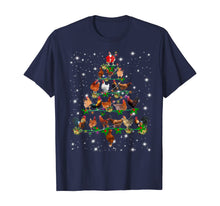 Load image into Gallery viewer, Funny Chickens Christmas Tree Tee Ornament Decor Gift T-Shirt