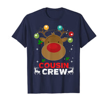 Load image into Gallery viewer, Christmas Cousin Crew T Shirt Reindeer Matching Pajama