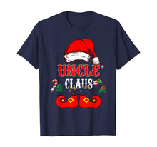 Load image into Gallery viewer, Funny Uncle Claus Santa Hat Christmas T-Shirt