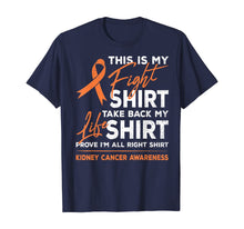 Load image into Gallery viewer, This Is My Fight Shirt Kidney Cancer Awareness Month Ribbon T-Shirt-353383