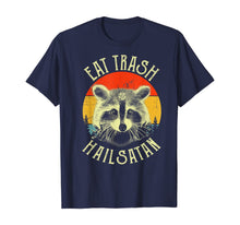 Load image into Gallery viewer, Eat Trash Hail Satan Raccoon Pentagram Satanic Garbage Gang T-Shirt-160441