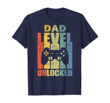 Load image into Gallery viewer, Mens Pregnancy Announcement Dad Level Unlocked Soon To Be Father T-Shirt