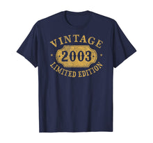 Load image into Gallery viewer, 2003 17 years old 17th Limited Birthday, Anniversary Gift T-Shirt-82880