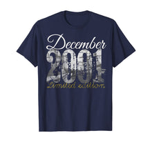 Load image into Gallery viewer, December 2001 Tee 18 Year Old Shirt 2001 18th Birthday Gift T-Shirt